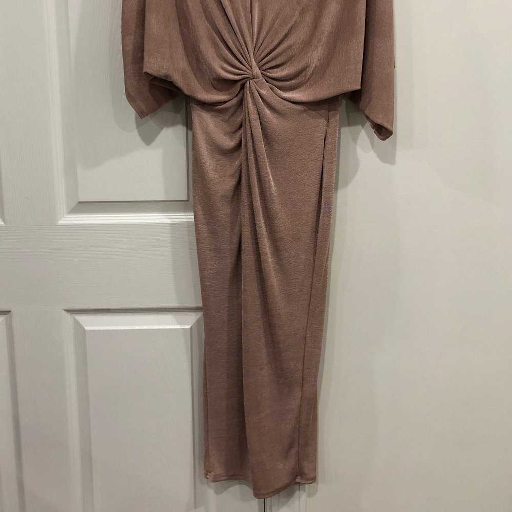 Missguided Nude colored Twist Dress - Picture 3 of 5